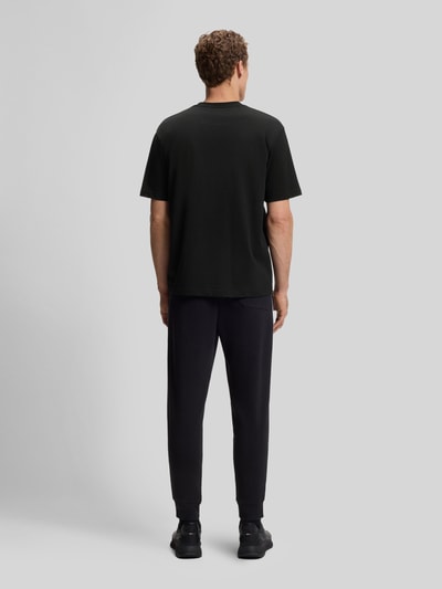 BOSS Green Relaxed Fit T-Shirt aus reiner Baumwolle Modell 'TEE 10' Black 5