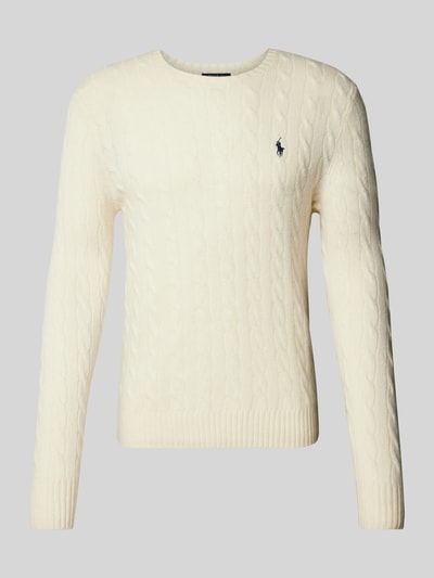 Polo Ralph Lauren Pullover met logostitching Ecru - 1