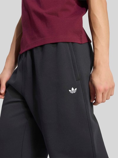adidas Originals Straight Fit Sweathose aus Baumwoll-Mix Black 3