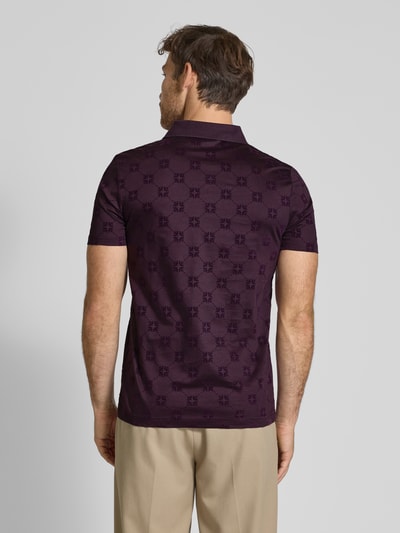 JOOP! Collection Slim Fit Poloshirt mit kurzer Knopfleiste Modell 'Bartholo' Violett 5