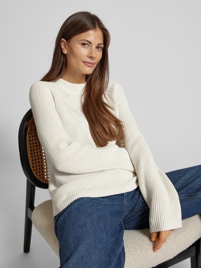 Betty Barclay Strickpullover mit gerippten Abschlüssen Offwhite 3