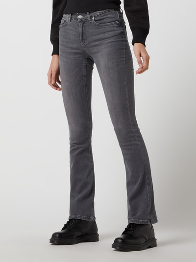 Only Flared Cut Jeans mit Stretch-Anteil Modell 'Blush' Hellgrau 4