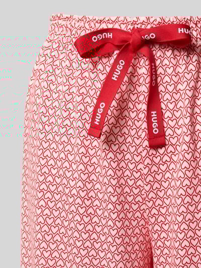 HUGO Comfort fit pyjamabroek van modalmix, model 'CASUAL PANTS' Roze - 2
