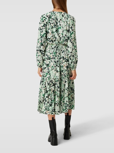 Soaked in Luxury Blousejurk met all-over motief, model 'Crishell' Groen - 5