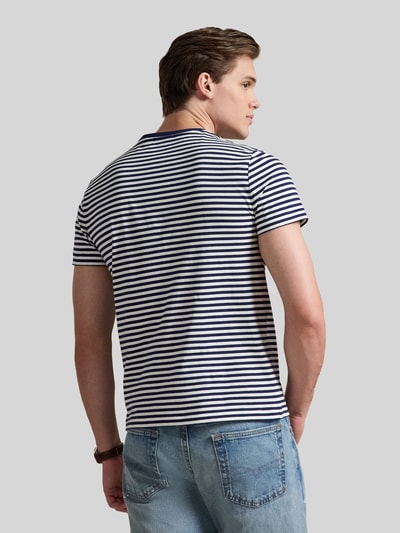 Polo Ralph Lauren Regular Fit T-Shirt aus reiner Baumwolle Marine 5