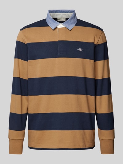 Gant Sweatshirt met kentkraag Kaki - 2