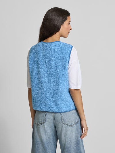 ICHI Kamizelka z listwą na zatrzaski model ‘TINO’ Jasnoniebieski 5