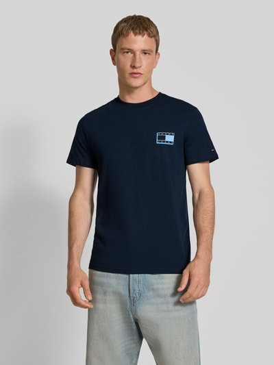 Tommy Jeans Regular Fit T-Shirt aus reiner Baumwolle Marine 4