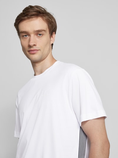 EA7 Emporio Armani T-shirt z nadrukiem z logo Biały 3