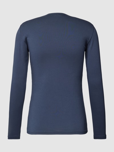 Emporio Armani Longsleeve mit Label-Print Marine 3