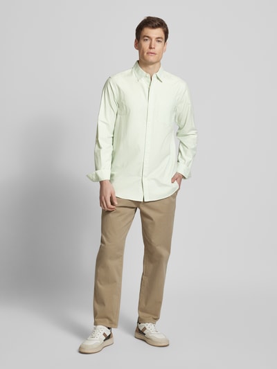 Scotch & Soda Regular Fit Freizeithemd mit Brusttasche Hellgruen 1