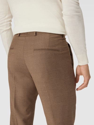 Tiger Of Sweden Pantalon met persplooien, model 'Tenutas' Lichtbruin - 3