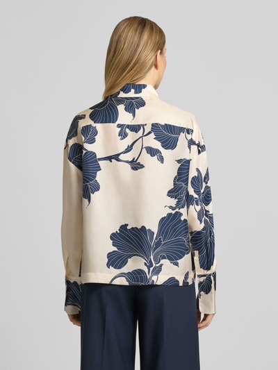 Herzensangelegenheit Regular Fit Bluse aus reiner Seide Modell 'Marino' Marine 5