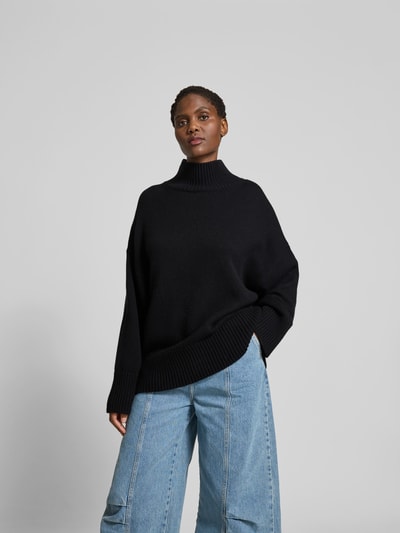 Juvia Oversized Pullover mit Kaschmir-Anteil Black 4