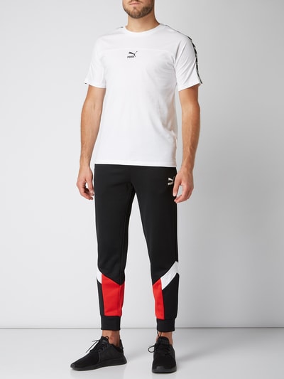 PUMA PERFORMANCE T-shirt z gumowanymi detalami z logo Biały 1