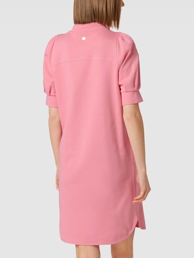 JOOP! Knielange sweatjurk met ronde hals Roze - 5