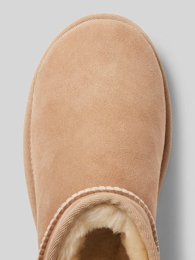 UGG Boots aus Leder Modell 'CLASSIC ULTRA MINI' Sand 3