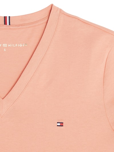 Tommy Hilfiger T Shirt Aus Baumwolle Altrosa Online Kaufen