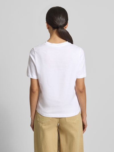 Rich & Royal T-Shirt mit Motiv-Print und Rundhalsausschnitt Weiss 5