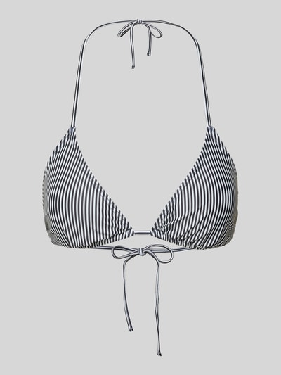 Pieces Regular Fit Bikini-Oberteil mit Allover-Muster Modell 'BAOMI' Black 1