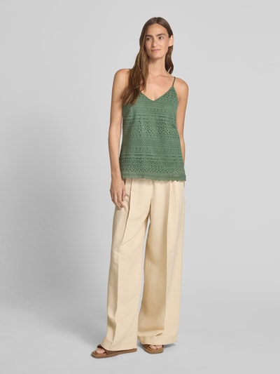 Vero Moda Relaxed Fit Trägertop aus Baumwoll-Mix Modell 'HONEY' Lind 1
