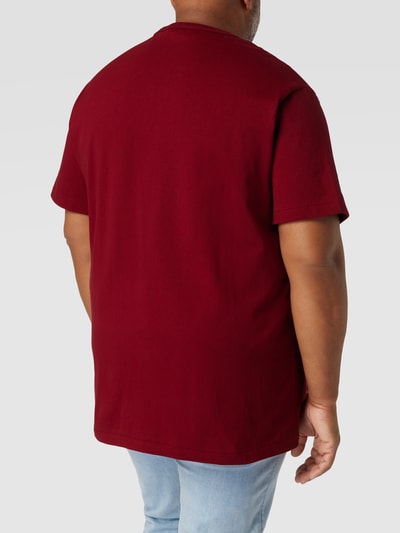 Polo Ralph Lauren Big & Tall PLUS SIZE T-Shirt mit Label-Stitching Bordeaux 5