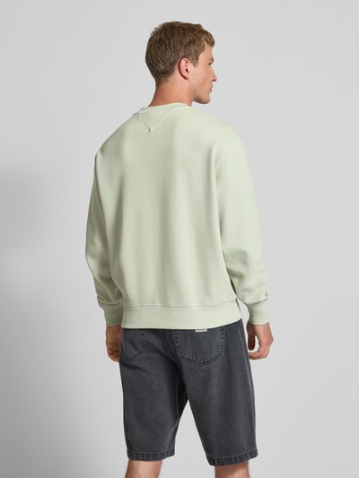 Tommy Jeans Comfort Fit Pullover aus reiner Baumwolle Schilf 5