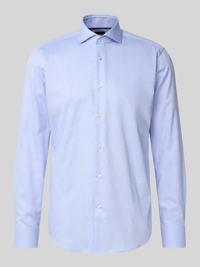 BOSS Regular Fit Businesshemd aus reiner Baumwolle Modell 'H JOE SPREAD' Bleu 2