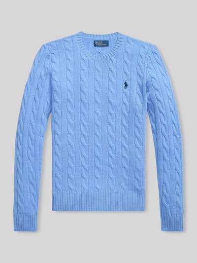 Polo Ralph Lauren Regular Fit Pullover aus Woll-Kaschmir-Mix 'JULIANNA' Bleu 2