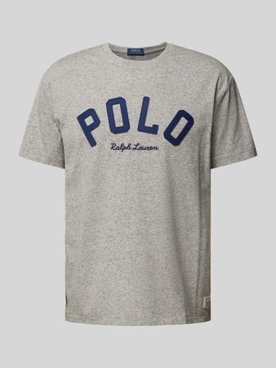 Polo Ralph Lauren T-Shirt mit Label-Detail Hellgrau 2