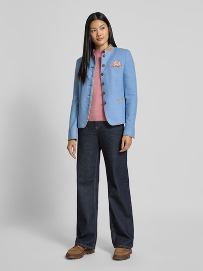 WHITE LABEL Blazer mit Stehkragen Hellblau 1