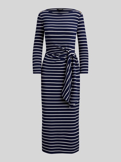 Lauren Ralph Lauren Getailleerde vrijetijdsjurk van katoenmix Marineblauw - 2