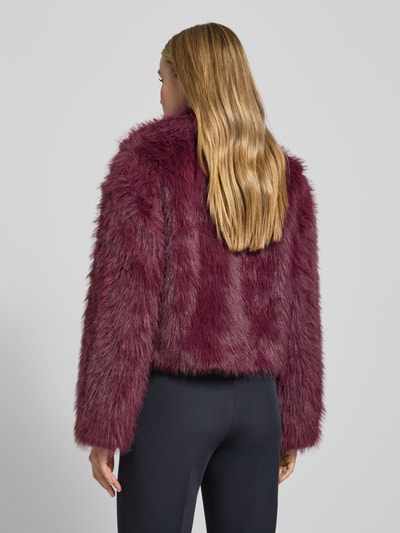 Vero Moda Regular fit jack van teddybont, model 'NORA' Bordeaux - 5