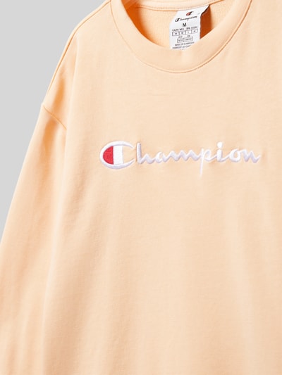 CHAMPION Sweatshirt met labelstitching Abrikoos - 2
