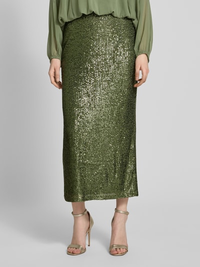V by Vera Mont Maxirock mit Paillettenbesatz Gruen 4