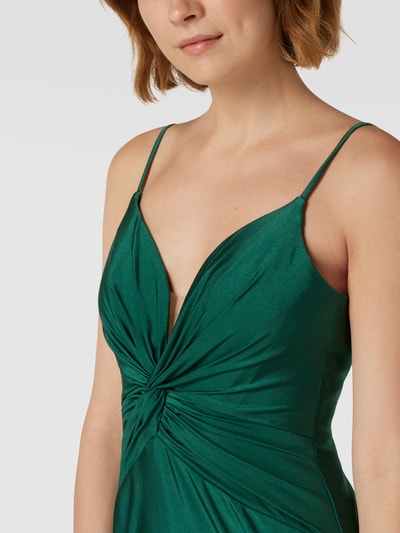 Luxuar Sukienka wieczorowa z dekoltem w kształcie serca Zielony 3