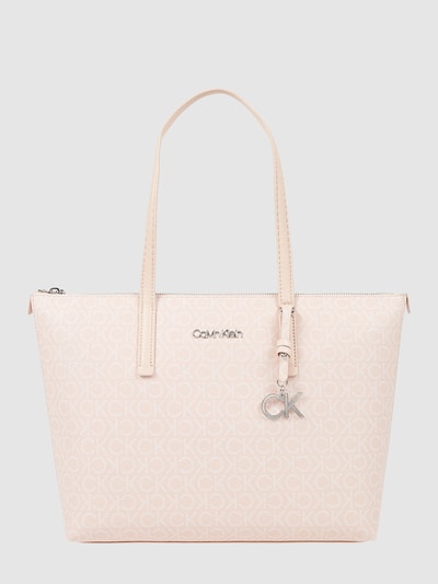 CK Calvin Klein Shopper mit Logo-Muster  Hellrosa 2