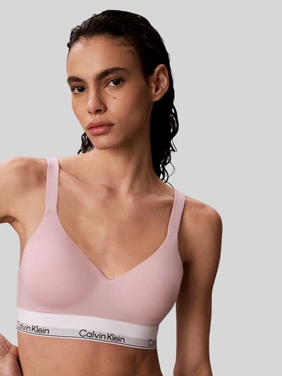 Calvin Klein Underwear Bralette aus Baumwoll-Mix Rosa 3