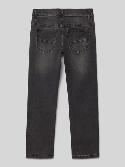 s.Oliver RED LABEL Jeansy z prostą nogawką z mieszanki bawełny  Czarny 3