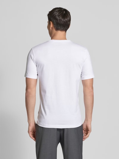 BOSS Regular Fit T-Shirt aus reiner Baumwolle Weiss 5