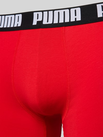 Puma Trunks mit Label-Detail im 2er-Pack Rot 2