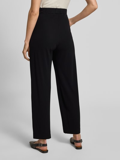 MM Stoffen broek van viscose met elastische band, model 'REA' Zwart - 5