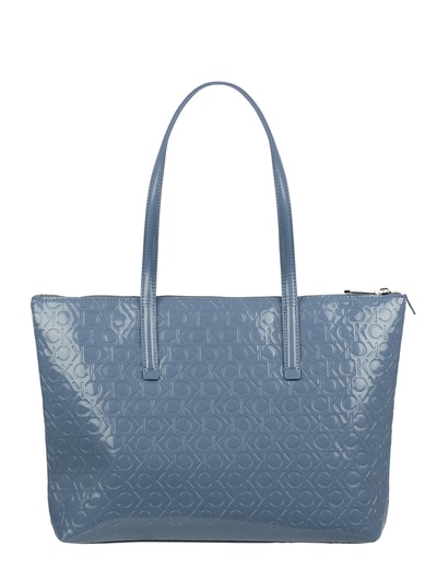 CK Calvin Klein Shopper mit Logo-Muster  Hellblau 4