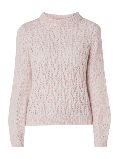 Joseph Janard Pullover mit wechselndem Maschenbild Hellrosa 2