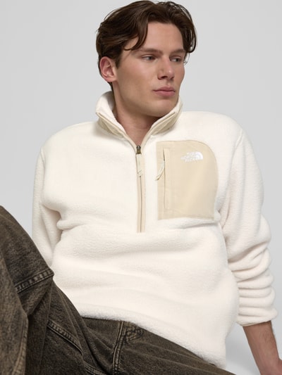 The North Face Fleecepullover mit Napoleontasche Modell 'YUMIORI' Offwhite 3