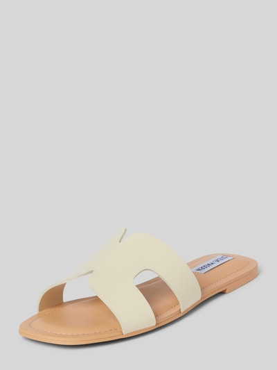 Steve Madden Slides mit breiter Schaftbrücke Modell 'ZARNIA' Offwhite 1