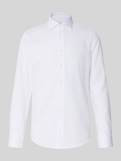 SEIDENSTICKER Slim Fit Business-Hemd mit Kentkragen Weiss 2