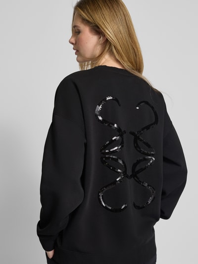 Smith and Soul Oversized Sweatshirt mit Rundhalsausschnitt Black 3