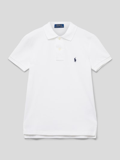 Polo Ralph Lauren Teens Poloshirt met logostitching Wit - 1