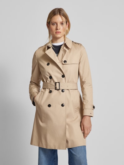 Tommy Hilfiger Slim fit trenchcoat met tailleriem Beige - 4